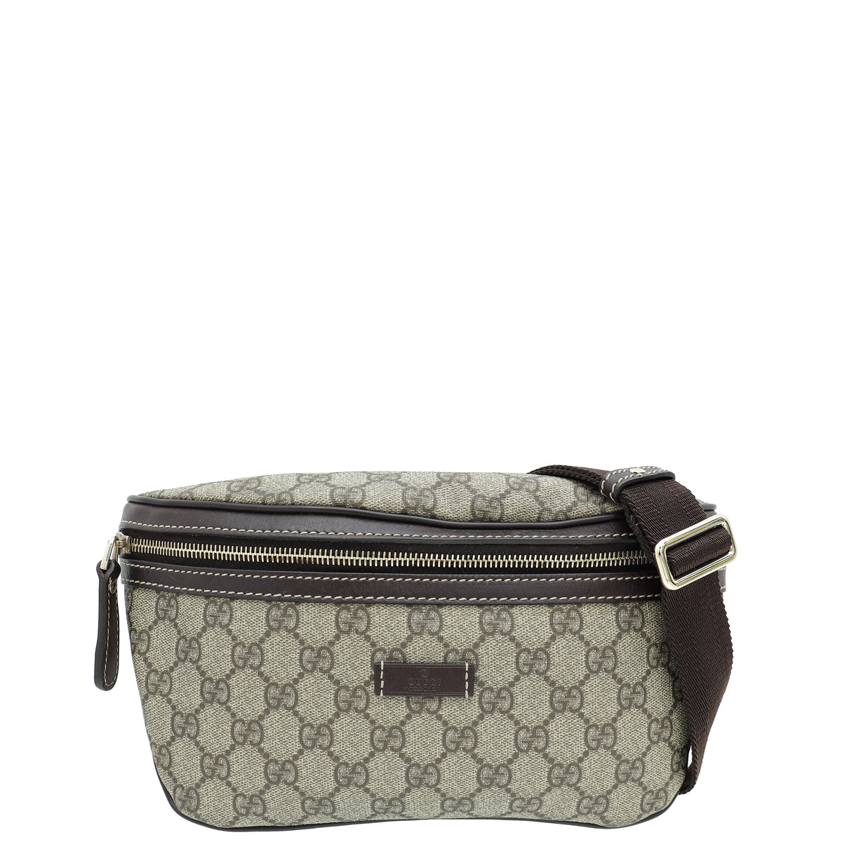 Gucci Brown GG Supreme Belt Bag-Gucci-THE CLOSET