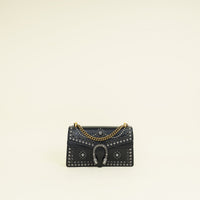 Gucci Black Dionysus Studded Medium Shoulder Bag