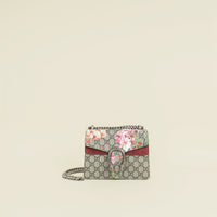 Gucci Bicolor GG Supreme Blooms Dionysus Mini Shoulder Bag
