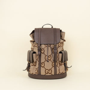 Gucci Bicolor Jumbo GG Backpack Bag