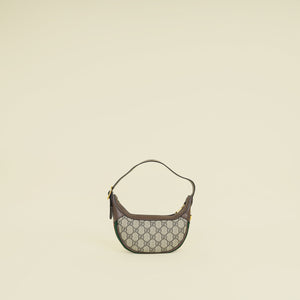 Gucci Ebony GG Supreme Small Ophidia Bag