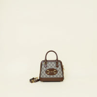 Gucci Bicolor Horsebit 1955 Mini Top Handle Bag