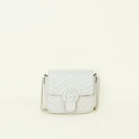 Gucci Ivory Cream GG Marmont Shoulder Bag