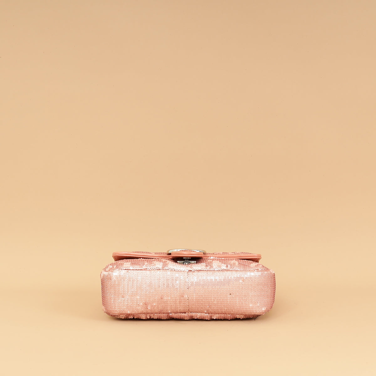 Gucci Pink Sequins GG Marmont Flap Small Shoulder Bag-Gucci-THE CLOSET