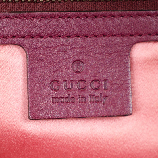 Gucci Violet GG Marmont Velvet Large Shoulder Bag