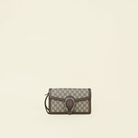 Gucci Bicolor GG Supreme Dionysus Wristlet Clutch