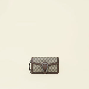 Gucci Bicolor GG Supreme Dionysus Wristlet Clutch