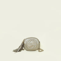 Gucci Champagne Soho Tassel Chain Mini Bag