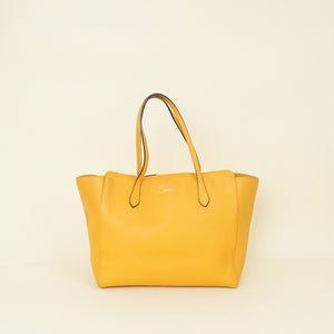 Gucci Yellow Swing Tote Bag