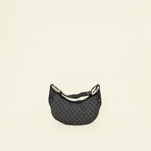 Gucci Bicolor GG Bamboo Ring Hobo Bag