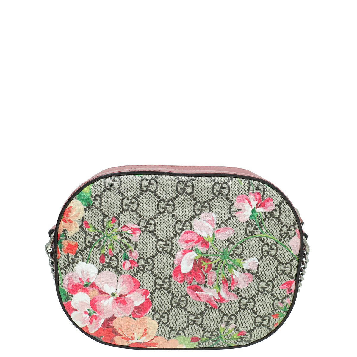 Gucci Bicolor GG Supreme Blooms Print Mini Chain Shoulder Bag-Gucci-THE CLOSET