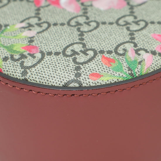Gucci Bicolor GG Supreme Blooms Print Mini Chain Shoulder Bag