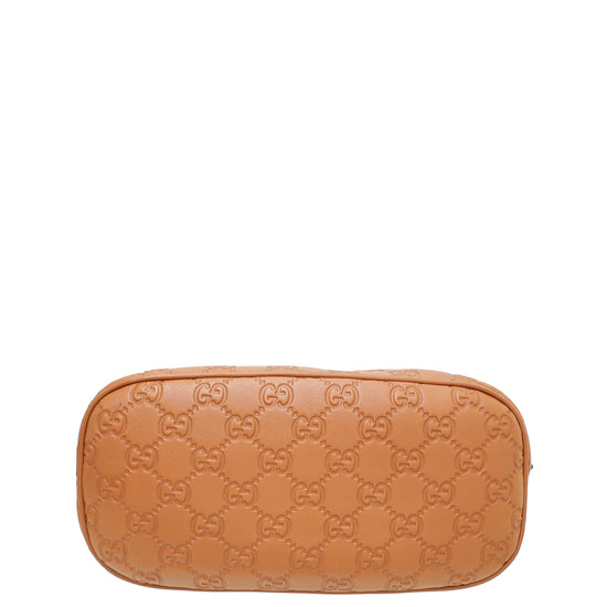 Gucci Brown GG Guccissima Dome Mini Convertible Bag