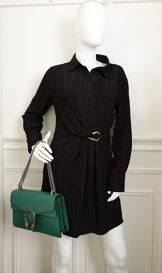 Gucci Green Crystal Dionysus Medium Shoulder Bag-Gucci-THE CLOSET