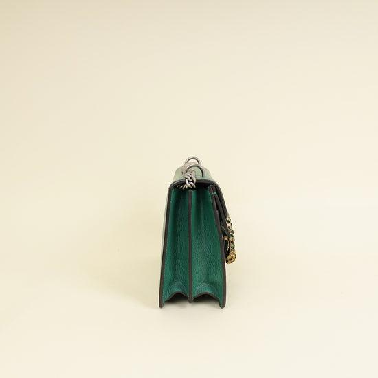 Gucci Green Crystal Dionysus Medium Shoulder Bag-Gucci-THE CLOSET
