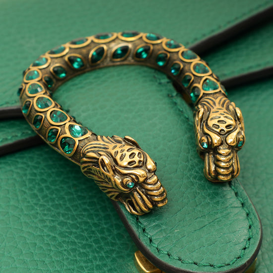 Gucci Green Dionysus Small Shoulder Bag-Gucci-THE CLOSET