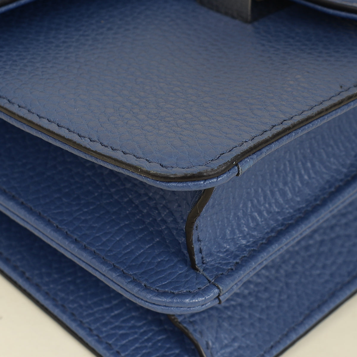 Gucci Blue Interlocking G Flap Small Shoulder Bag-Gucci-THE CLOSET