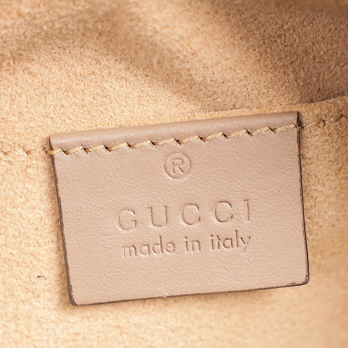 Gucci Taupe GG Marmont Small Camera Bag