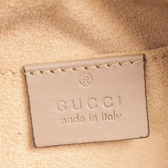 Gucci Taupe GG Marmont Small Camera Bag