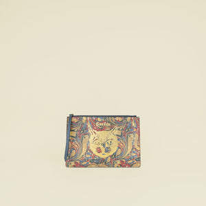 Gucci Multicolor Garden Cat Pouch