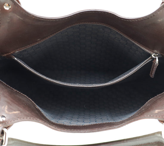 Gucci Bicolor Reins Web Hobo Bag