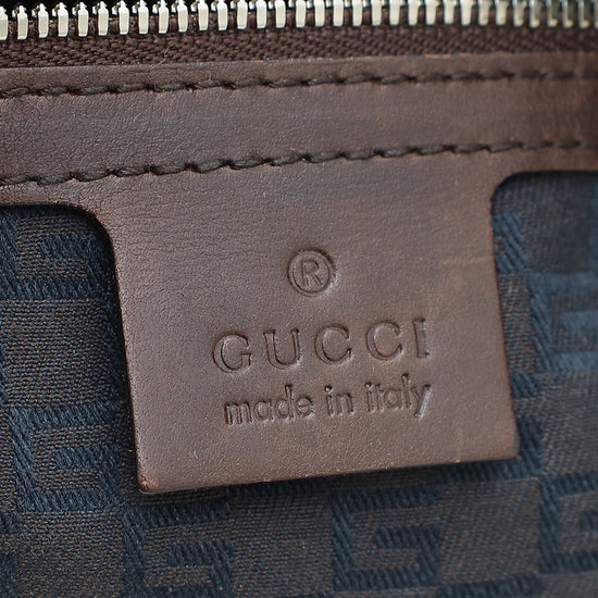Gucci Bicolor Reins Web Hobo Bag