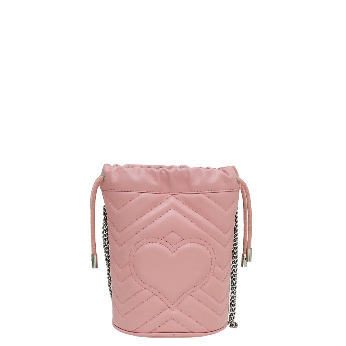 Gucci Pink GG Marmont Bucket Mini Bag-Gucci-THE CLOSET