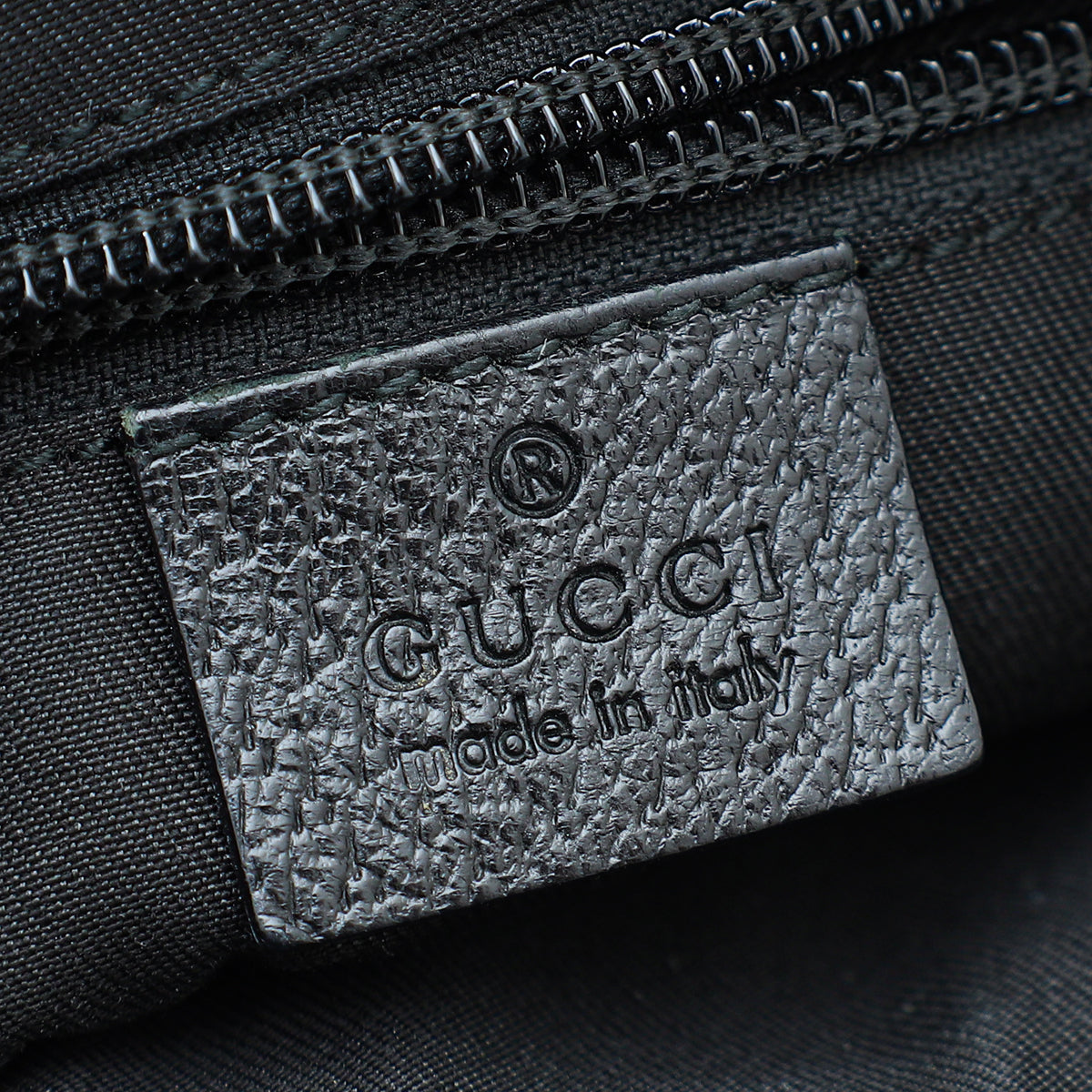 Gucci Black GG Web Messenger Bag