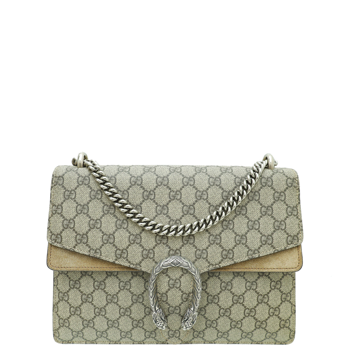 Gucci Bicolor GG Supreme Dionysus Medium Shoulder Bag-Gucci-THE CLOSET