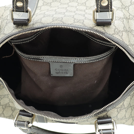 Gucci Bicolor GG Supreme Joy Boston Medium Bag