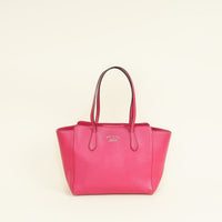 Gucci Fuchsia Swing Tote Bag