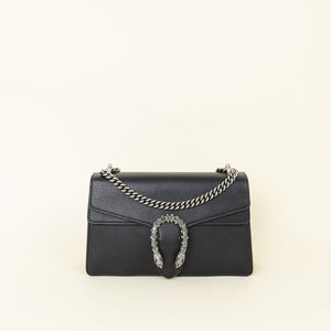 Gucci Black Crystal Dionysus Shoulder Bag
