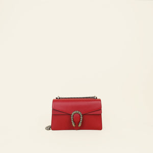 Gucci Red Crystal Dionysus Medium Shoulder Bag