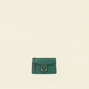 Gucci Green Dionysus Crystal Super Mini Bag