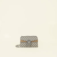 Gucci Bicolor GG Supreme Dionysus Crystal Medium Shoulder Bag