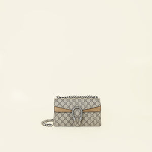 Gucci Bicolor GG Supreme Dionysus Crystal Medium Shoulder Bag