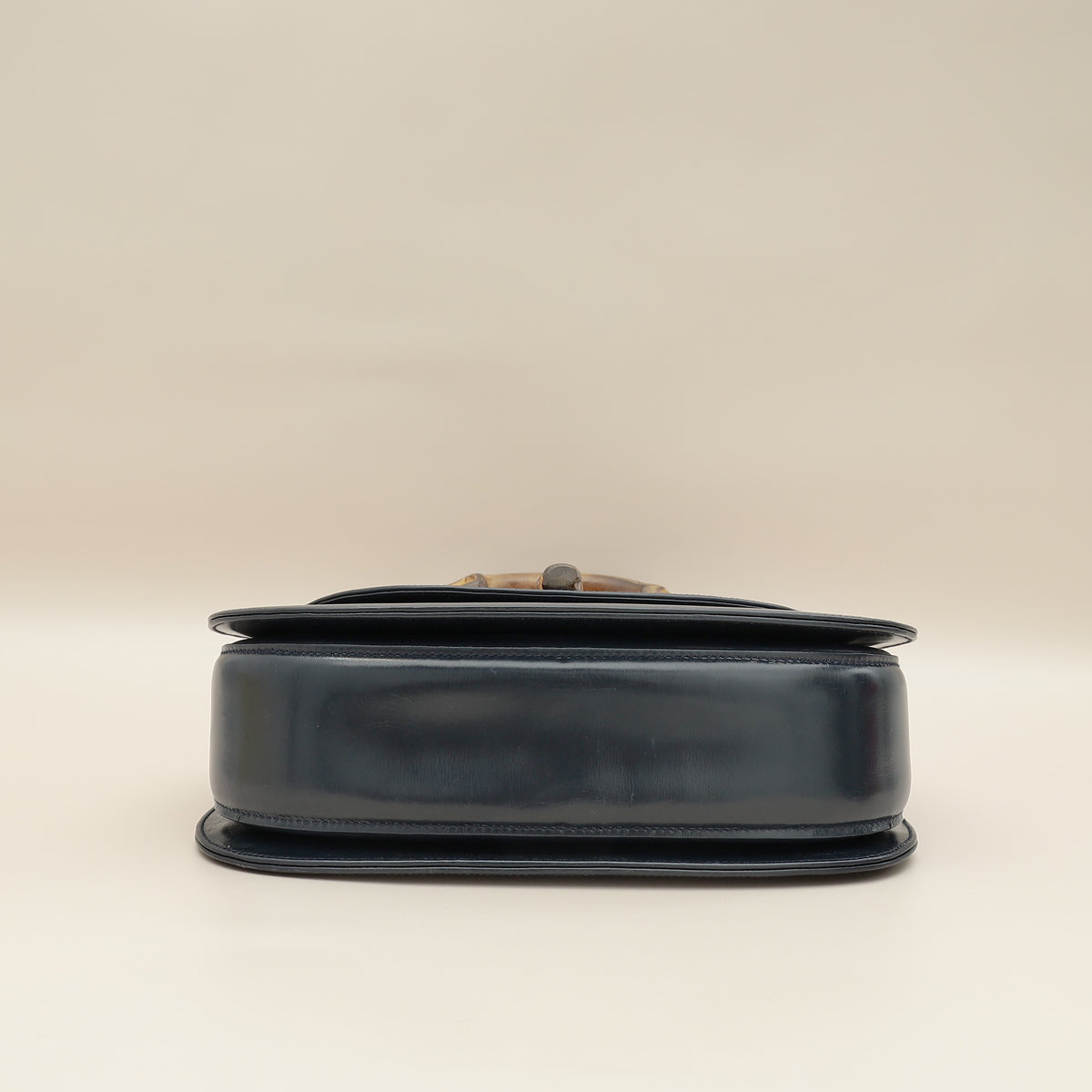 Gucci Navy Blue Bamboo Top Handle Bag-Gucci-THE CLOSET