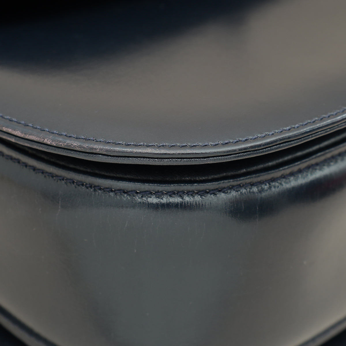 Gucci Navy Blue Bamboo Top Handle Bag-Gucci-THE CLOSET