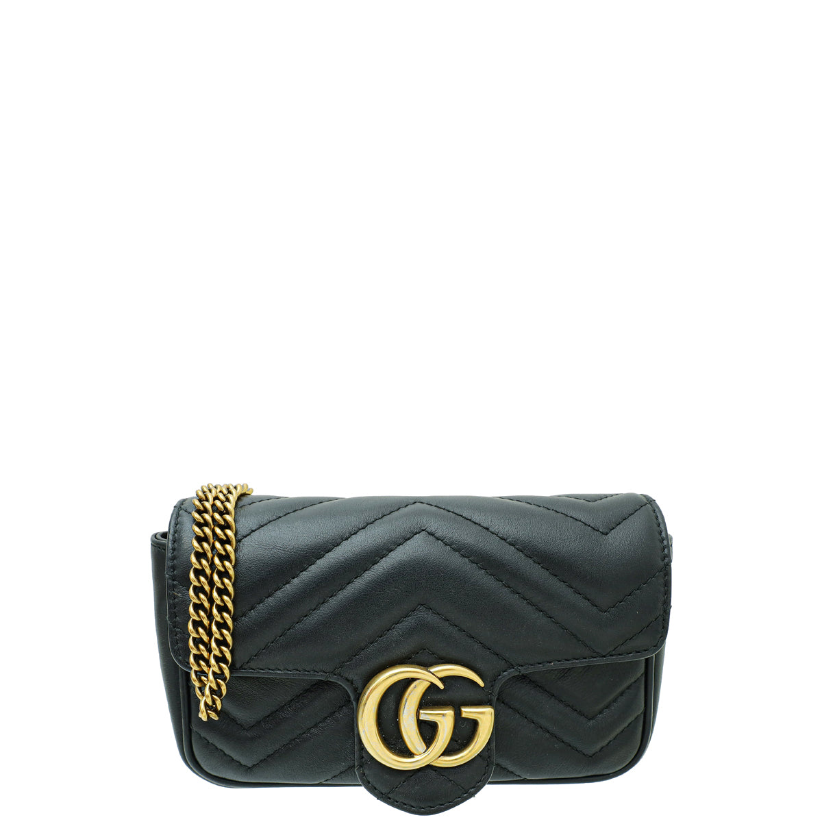 Gucci Black GG Marmont Super Mini Bag-Chanel-THE CLOSET