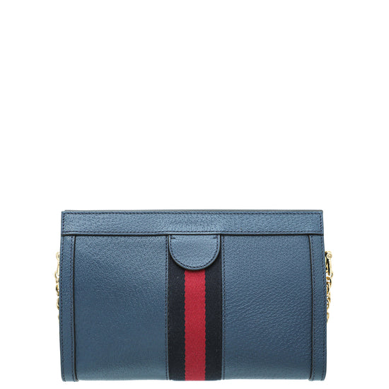 Gucci Navy Blue Ophidia Chain Bag
