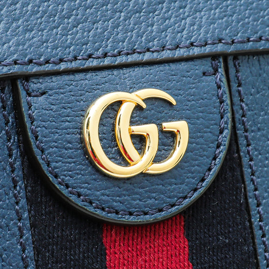 Gucci Navy Blue Ophidia Chain Bag
