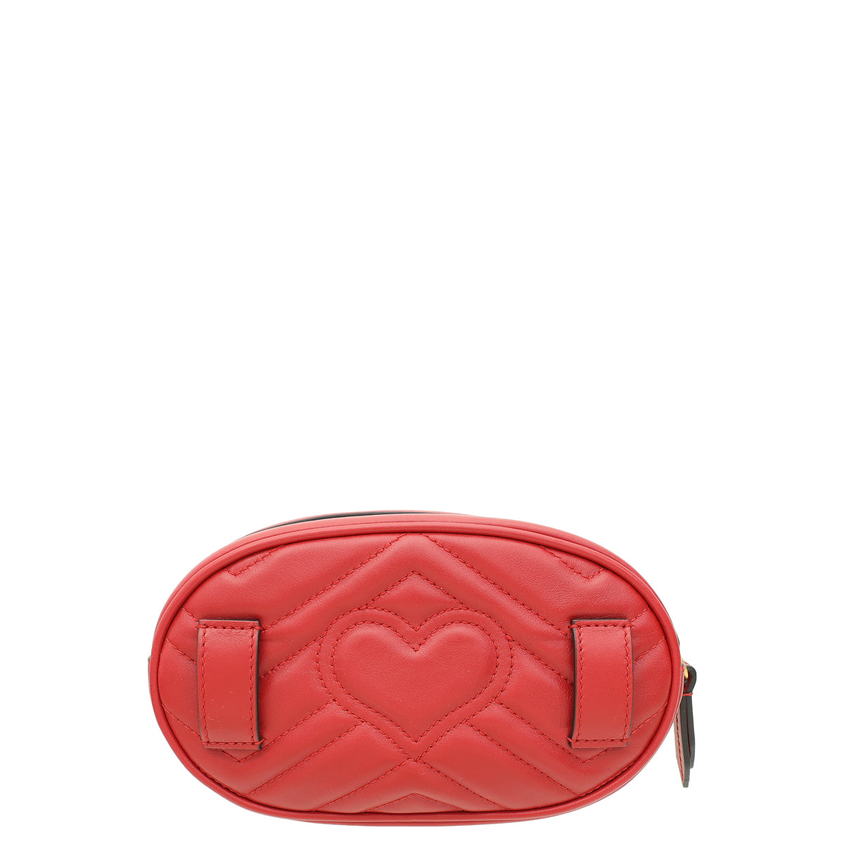 Gucci Red GG Marmont Mini Belt Bag