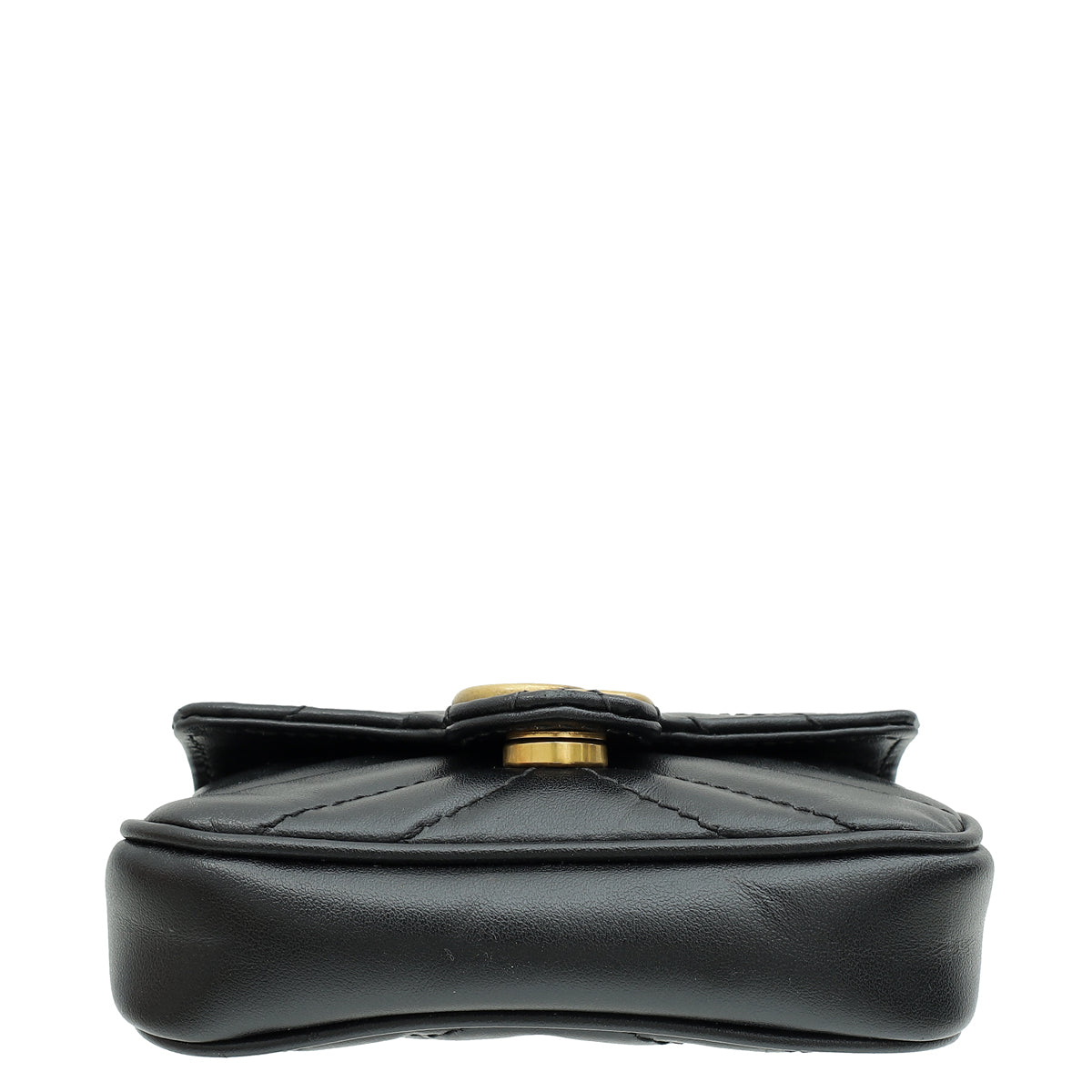 Gucci Black GG Marmont Chain Pouch