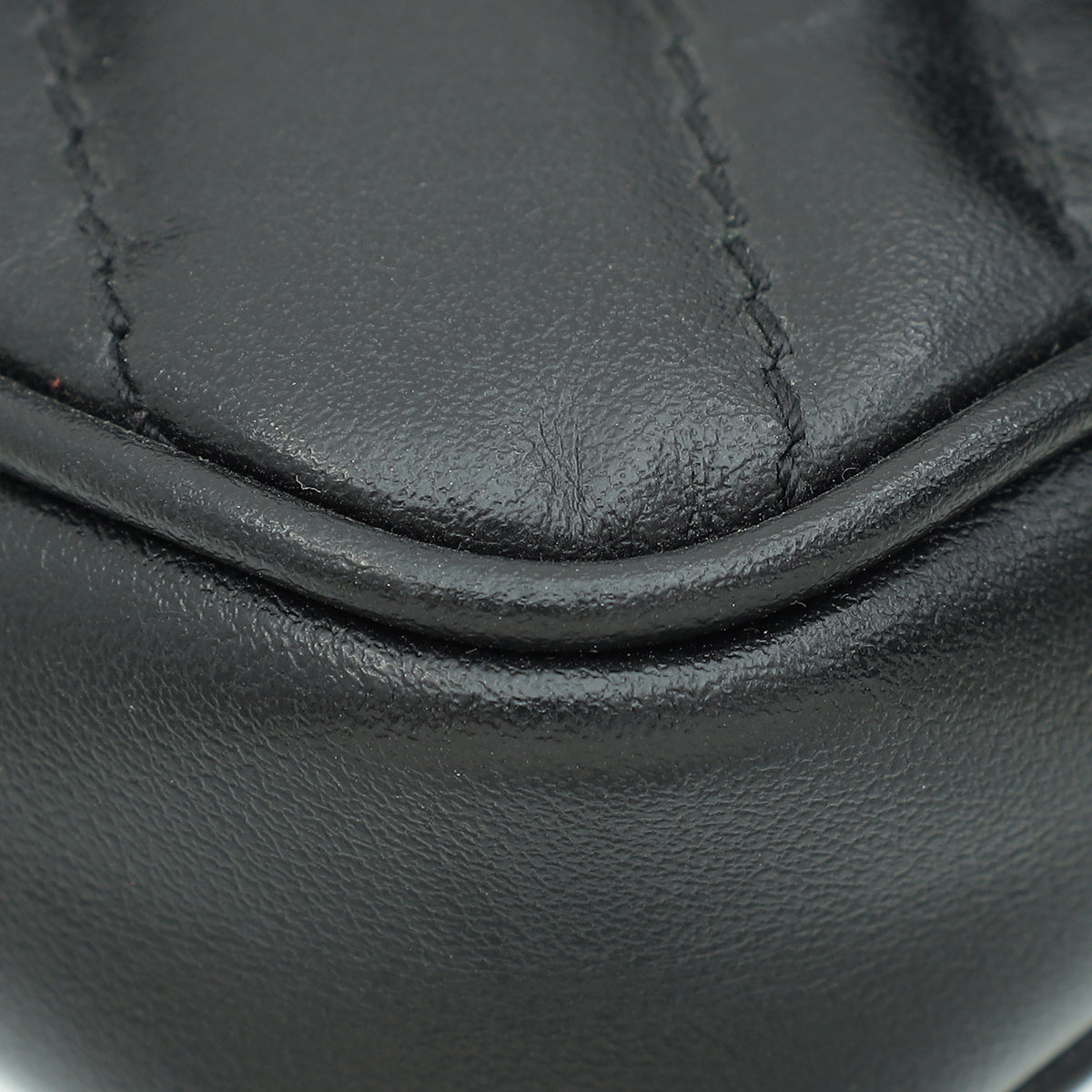 Gucci Black GG Marmont Chain Pouch