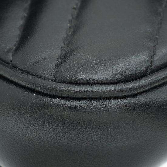 Load image into Gallery viewer, Gucci Black GG Marmont Chain Pouch
