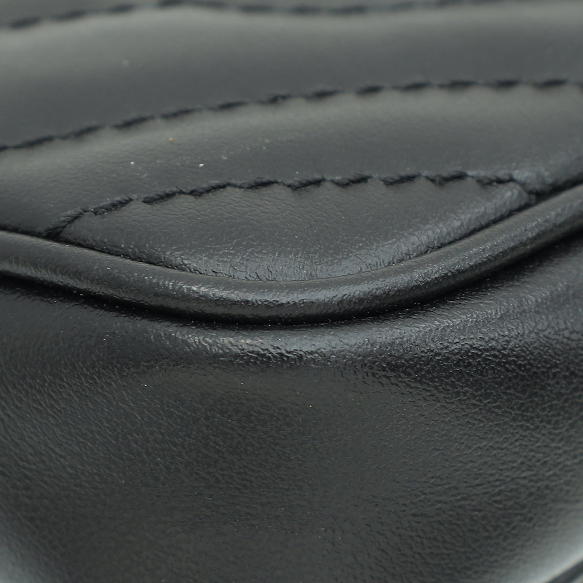 Gucci Black GG Marmont Chain Pouch