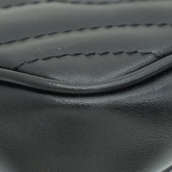 Load image into Gallery viewer, Gucci Black GG Marmont Chain Pouch
