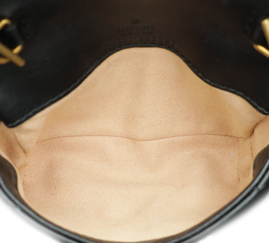 Load image into Gallery viewer, Gucci Black GG Marmont Chain Pouch
