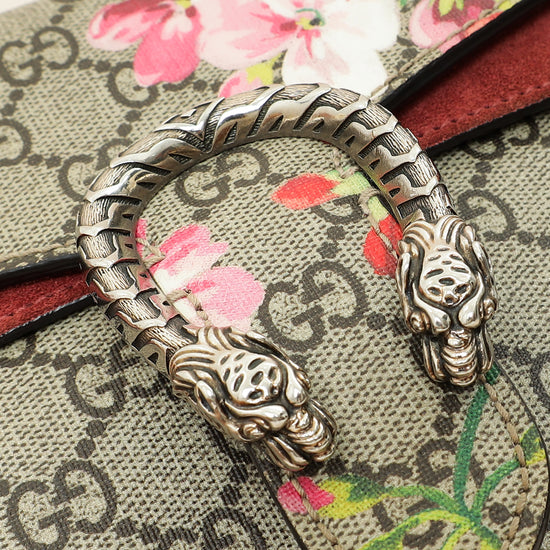 Gucci Bicolor GG Supreme Blooms Dionysus Mini Shoulder Bag-Gucci-THE CLOSET