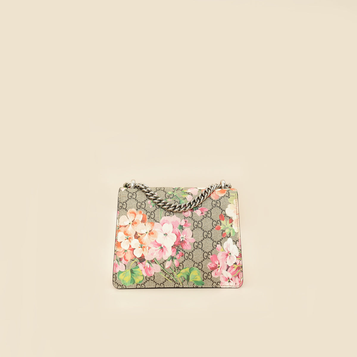 Gucci Bicolor GG Supreme Blooms Dionysus Mini Shoulder Bag-Gucci-THE CLOSET